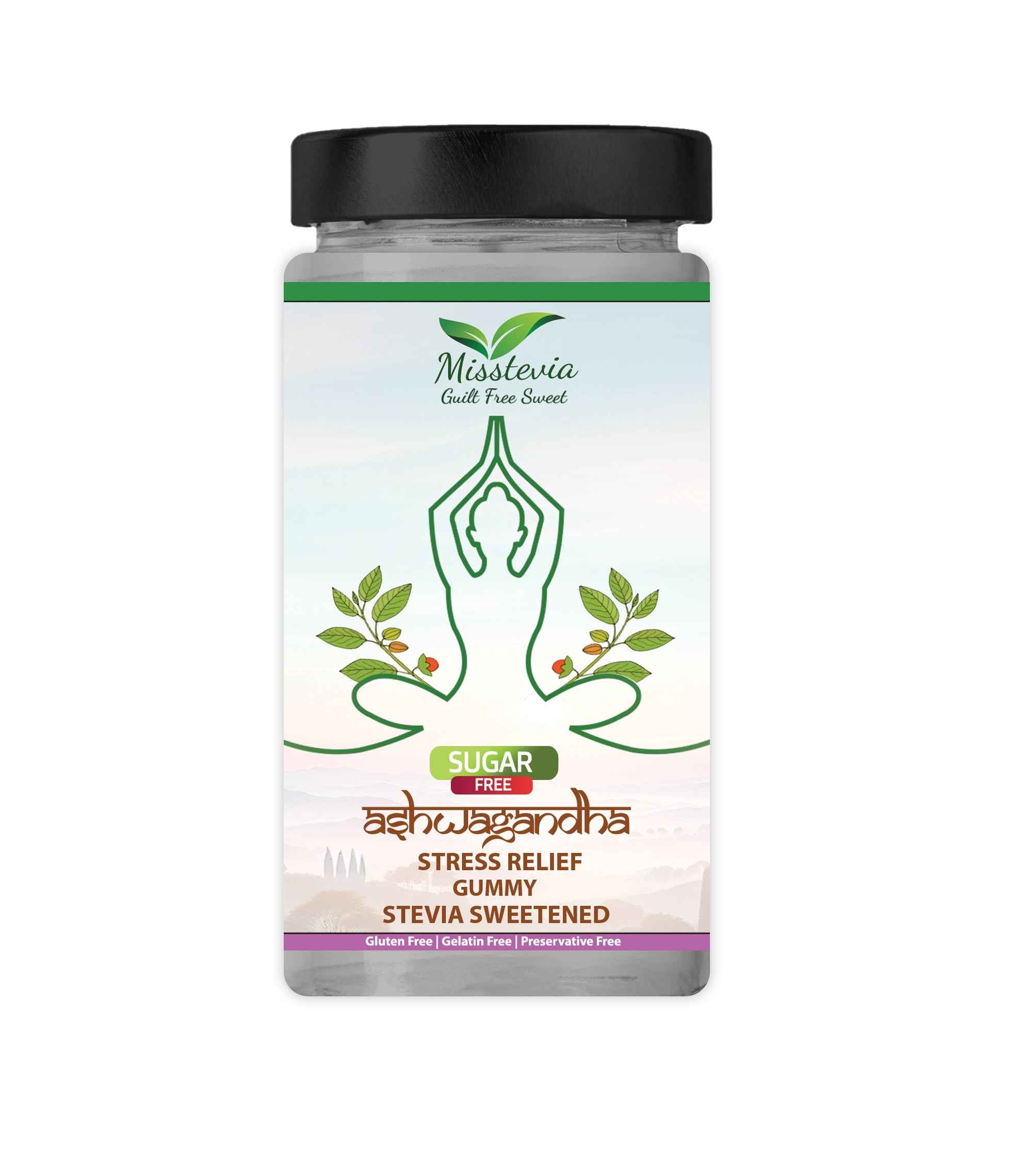 Nagori Ashwagandha 500mg Sugar Free Gummies - Misstevia